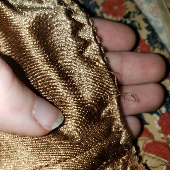 THE WOMAN WITHIN BRONZE LACE FULL COVERAGE BRA SIZE 42C VINTAGE - Picture 7 of 7